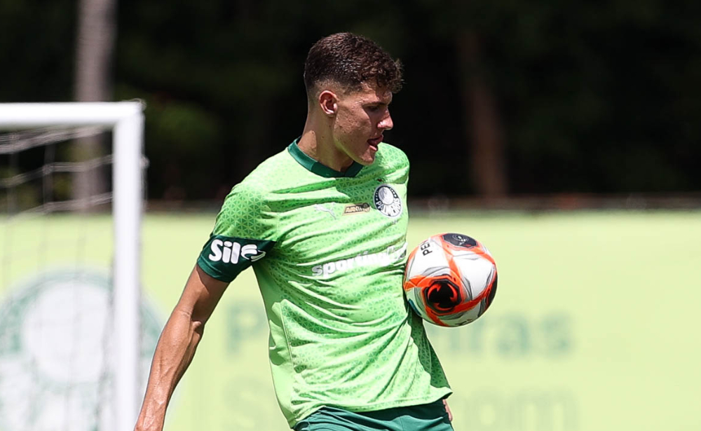 Benedetti, zagueiro do Palmeiras que esteve na mira do Atltico em 2024 - (foto: Divulgao/Palmeiras)