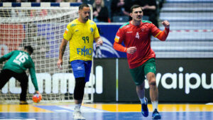 Brasil x Portugal pelo Mundial Masculino de Handebol de 2025 (foto: Stian Lysberg Solum / NTB / AFP)