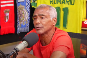 Romrio em entrevista (foto: Reproduo )