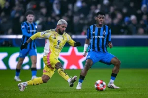 Brugge e Juventus empataram pela Liga dos Campees (foto: NICOLAS TUCAT / AFP)