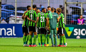 Amrica atropelou o Pouso Alegre na segunda rodada do Mineiro (foto: Mouro Panda/Amrica)