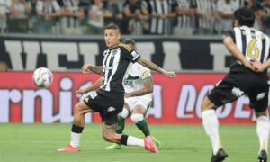 Jogadores do Atltico em clssico com o Amrica (foto: Alexandre Guzanshe/EM/DA.Press)