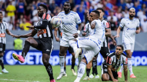 Frame do confronto entre Athletic e Cruzeiro, pelo Campeonato Mineiro (foto: Gustavo Aleixo/Cruzeiro)