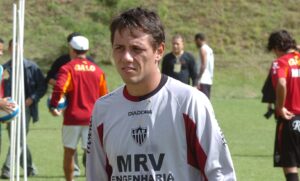 Diego Alves em treino pelo Atltico, em 2007 (foto: Juarez Rodrigues/Estado de Minas)