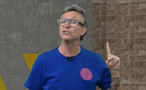 Neto durante o programa