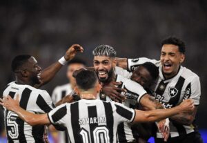 Elenco do Botafogo (foto:  Daniel RAMALHO / AFP)