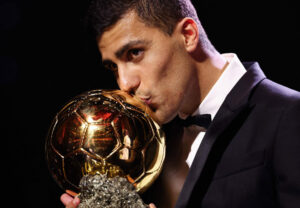 Rodri foi o vencedor da Bola de Ouro em 2024 (foto: FRANCK FIFE/AFP)