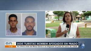 Casal de namorados morre afogado em praia turística do extremo sul da Bahia