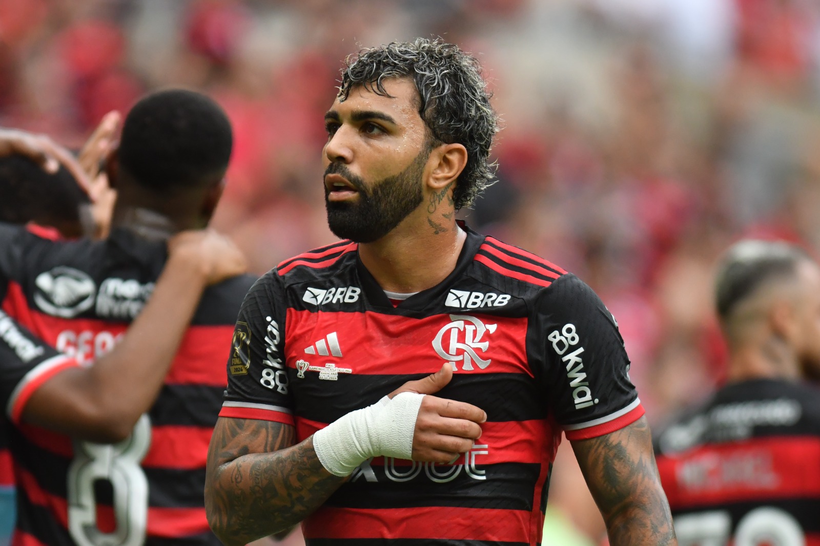 Gabigol tem acordo verbal com o Cruzeiro - (foto: Alexandre Guzanshe/EM/D.A Press)