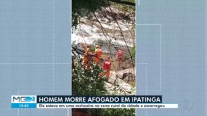 Homem morre afogado em cachoeira na zona rural de Ipatinga