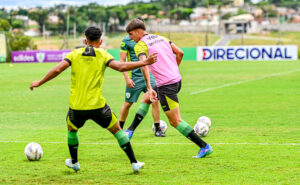 Amrica em treino no CT Lanna Drumond (foto: Mouro Panda/Amrica)