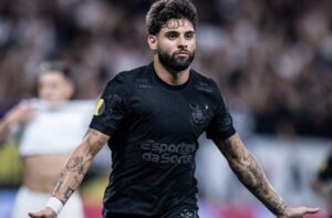 Yuri Alberto comemora gol pelo Corinthians (foto: Divulgao/Agencia Paulisto)