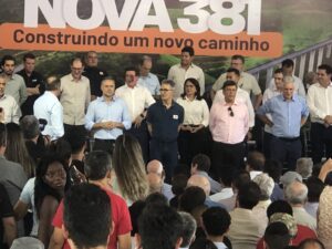 "MÁQUINAS PISTA" MARCA O LANÇAMENTO DO PLANO DE 100 DIAS DA NOVA BR 381