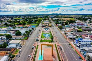 Imagem rea de Boa Vista, cidade onde o Grmio jogar pela Copa do Brasil (foto: Richard Messias / Prefeitura de Boa Vista )