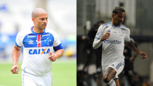 Alex, dolo do Cruzeiro, falou sobre Matheus Pereira (foto: Ramon Lisboa e Alexandre Guzanshe/EM/D.A Press)