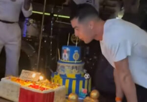 Cristiano Ronaldo comemora aniversrio de 40 anos (foto: Reproduo)