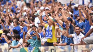 Torcedores do Cruzeiro no Mineiro (foto: Ramon Lisboa/EM/D.A Press)