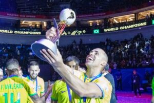 Ferro, jogador da Seleo Brasileira (foto:  Leto Ribas/CBF)