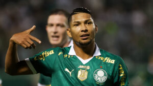 Rony comemora gol do Palmeiras (foto: Csar Greco/Palmeiras)