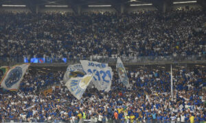 Torcida do Cruzeiro no Mineiro (foto: Ramon Lisboa/EM D.A Press)