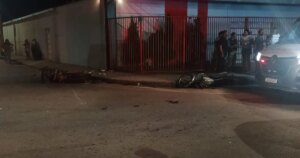 Choque entre motocicletas deixa três pessoas feridas em Ipatinga