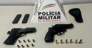 Homem é preso por porte ilegal de duas armas de fogo em Ipatinga