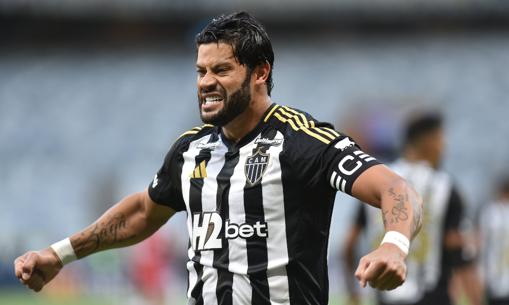 Hulk comemora gol pelo Atltico - (foto: Ramon Lisboa/EM/D.A Press)