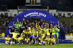 Brasil  o atual campeo do Sul-Americano Sub-17 (foto: Rafael Ribeiro/CBF)