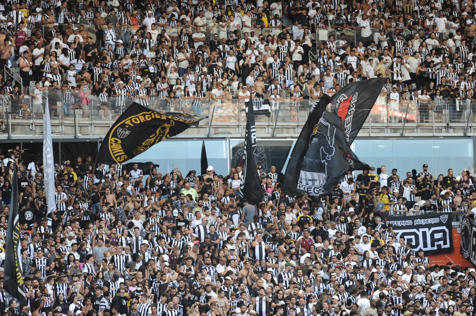 Torcida do Atltico - (foto: Alexandre Guzanshe/EM/D.A Press.)