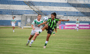 Amrica e Juventude em jogo do Brasileiro Feminino (foto: Divulgao/Amrica)