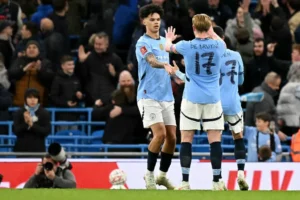 City venceu Plymouth na Copa da Inglaterra (foto: Oli Scarff/AFP)