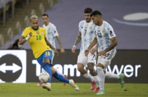 Jogo entre Brasil e Argentina (foto: Evaristo S)