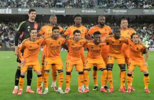 Jogadores do Real Madrid (foto: CRISTINA QUICLER / AFP)