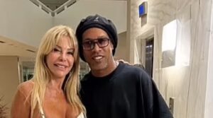 Graciela Alfano e Ronaldinho (foto: Divulgao / redes sociais )