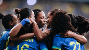 Jogadoras da Seleo Brasileira Feminina (foto: Lvia Villas Boas/CBF)