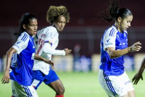 Jogadoras do Cruzeiro Feminino (foto: Rafael Rodrigues/Bahia)