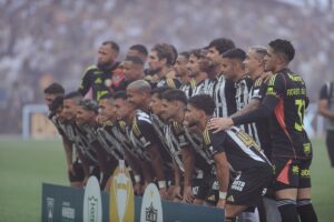 Jogadores do Atltico no Mineiro (foto: Alexandre Guzanshe/EM/D.A Press)