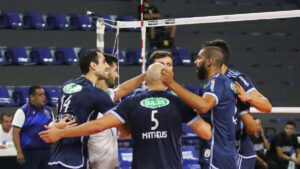 Cruzeiro derrotou Juan Ferreira no Sul-Americano de Vlei (foto: Cacau Souza/Praia Clube)