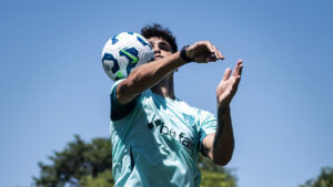 Juan Dinenno, atacante do Cruzeiro (foto: Gustavo Aleixo/Cruzeiro)