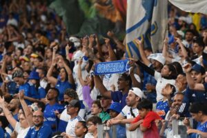 Torcedores do Cruzeiro no Mineiro (foto: Leandro Couri/EM/D.A Press)