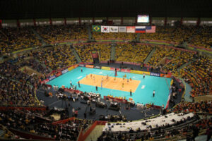 Ginsio do Ibirapuera, viso ampla (foto: FIVB/Divulgao)