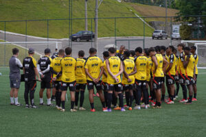 Jogadores do time sub-20 do Atltico (foto: Fbio Pinel/Atltico)