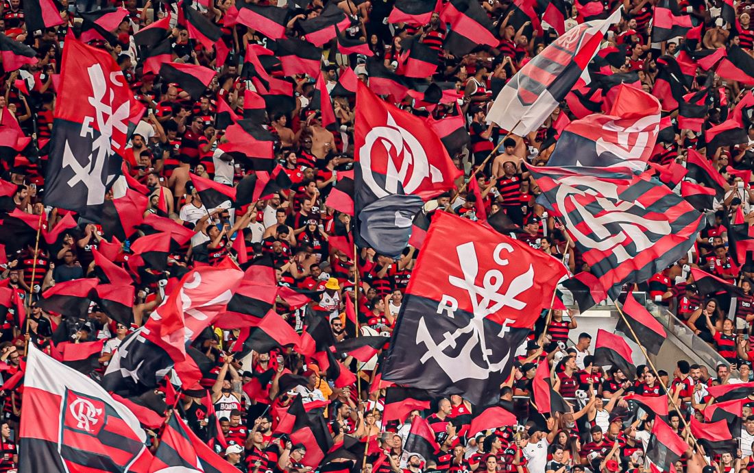 Torcida do Flamengo segue na liderana do ranking - (foto: Paula Reis / Flamengo) Torcida do Flamengo segue na liderana do ranking - (foto: Paula Reis / Flamengo)