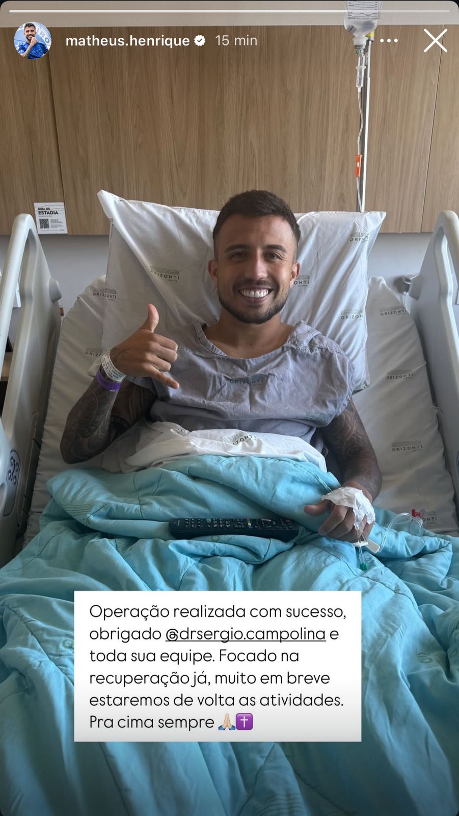 Post feito por Matheus Henrique em suas redes sociais - (foto: Redes sociais/Reproduo) Post feito por Matheus Henrique em suas redes sociais - (foto: Redes sociais/Reproduo)
