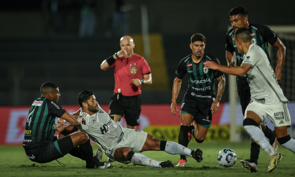 Atltico e Maring ficaram no empate por 2 a 2 na ida da terceira fase da Copa do Brasil - (foto: Pedro Souza/Atltico) Atltico e Maring ficaram no empate por 2 a 2 na ida da terceira fase da Copa do Brasil - (foto: Pedro Souza/Atltico)