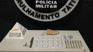 Adolescente é apreendido depois de jogar cocaína em caçamba de lixo ao perceber que seria abordado pela PM
