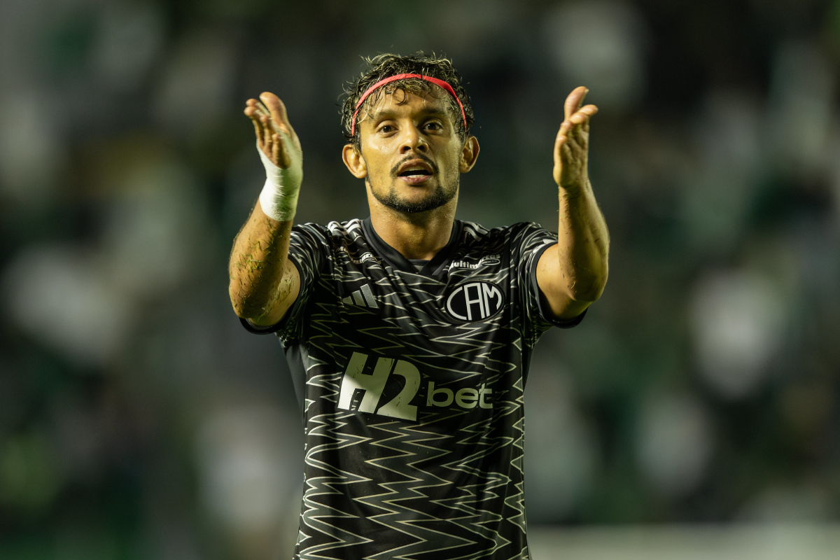 Scarpa comemorou com homenagem ao segundo filho pelo Atltico diante do Juventude - (foto: Pedro Souza/Atltico) Scarpa comemorou com homenagem ao segundo filho pelo Atltico diante do Juventude - (foto: Pedro Souza/Atltico)