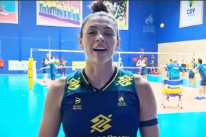Rosamaria, oposta da Seleo Brasileira Feminina de Vlei (foto: Divulgao CBV)