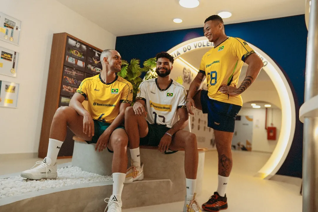 Novos uniformes da Seleo Brasileira de Vlei foram produzidos juntos da Volt