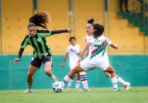 Amrica venceu o Fluminense pela nona rodada do Brasileiro Feminino (foto: MARINA GARCIA / FLUMINENSE F.C.)